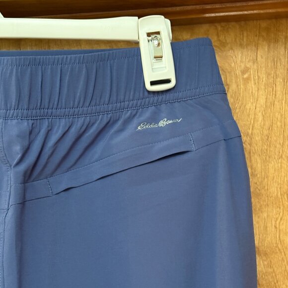 Women's Eddie Bauer Departure Ankle Pants in Bluebird, Size MP - Picture 7 of 9